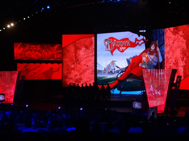 Announcing The Banner Saga 2 on the big stage!